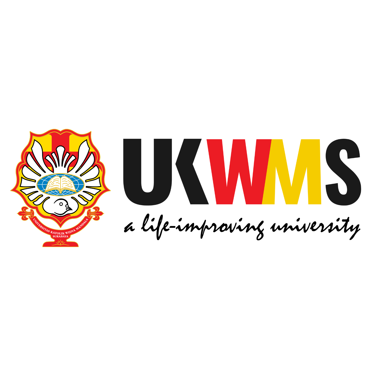 Logo peserta ekspo SMAK Kolese Santo Yusup Malang Universitas Katolik Widya Mandala Surabaya
